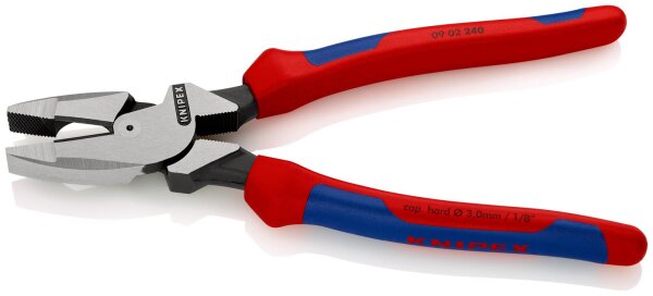KNIPEX 09 02 240 Kraft-Kombizange "Linemans Pliers“