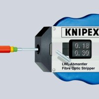 KNIPEX  Abisolierwerkzeug für Glasfaserkabel