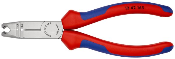 KNIPEX Abmantelungszange schwarz atramentiert 165 mm