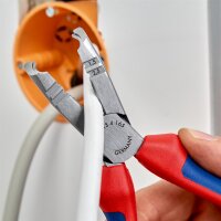 KNIPEX Abmantelungszange schwarz atramentiert 165 mm