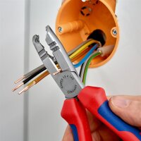 KNIPEX Abmantelungszange schwarz atramentiert 165 mm