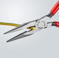 KNIPEX 25 01 160 Flachrundzange mit Schneide 160 mm
