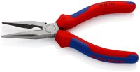 KNIPEX 25 02 140 Flachrundzange mit Schneide 140 mm