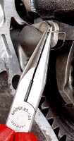 KNIPEX 25 02 160 Flachrundzange mit Schneide 160 mm