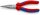 KNIPEX 25 02 160 Flachrundzange mit Schneide 160 mm