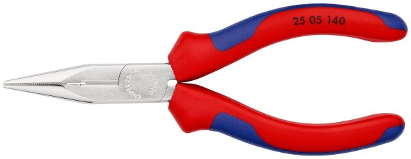 KNIPEX  Flachrundzange mit Schneide 140 mm