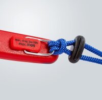 KNIPEX Flachrundzg. m.Schneide/Befestigungsöse 200 mm