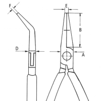 KNIPEX Mechanikerzange 40°