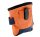 HUNTER Gürteltasche Bugrino Standard, L, grau-blau/orange, 14 x14 x14 cm