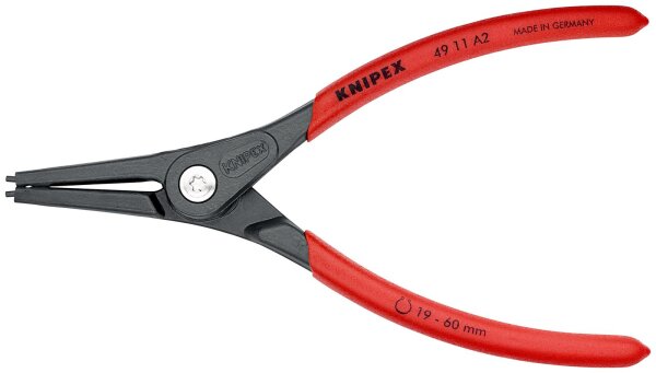 KNIPEX 49 11 A2 Praezision-Sicherungsringzange 180 mm