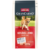 Hunde - Trockenfutter GranCarno Adult Geflügel + Rind
