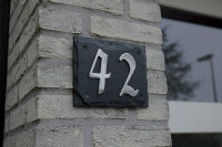 ESSCHERT DESIGN Schieferplatte für Hausnummern