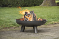 ESSCHERT DESIGN Feuerschale aus Stahl, schwarz