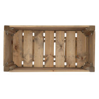 ESSCHERT DESIGN Hochbeet aus Fichtenholz mit Ablage, braun