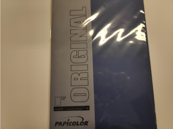 Papicolor Original Papier A4 105 g/m² 12 Blatt Iris Blau