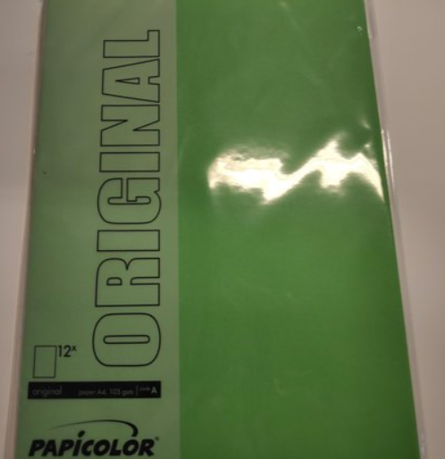 Papicolor Original Papier A4 105 g/m² 12 Blatt Grasgrün