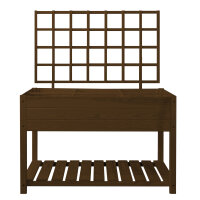 ESSCHERT DESIGN Hochbeet Rankgitter, braun