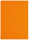 Papicolor Papier A4 orange 105gr-CV 12 Blatt