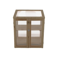 ESSCHERT DESIGN Gewächshaus aus Kiefernholz, braun