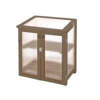 ESSCHERT DESIGN Gewächshaus aus Kiefernholz, braun