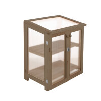 ESSCHERT DESIGN Gewächshaus aus Kiefernholz, braun