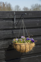 ESSCHERT DESIGN Hängekorb aus Metall, schwarz