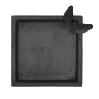 ESSCHERT DESIGN Vogeltränke aus Terrazzo, schwarz