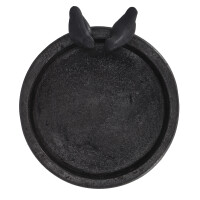 ESSCHERT DESIGN Vogeltränke aus Terrazzo, schwarz