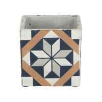 ESSCHERT DESIGN Blumentopf "Portugisische Kacheln"