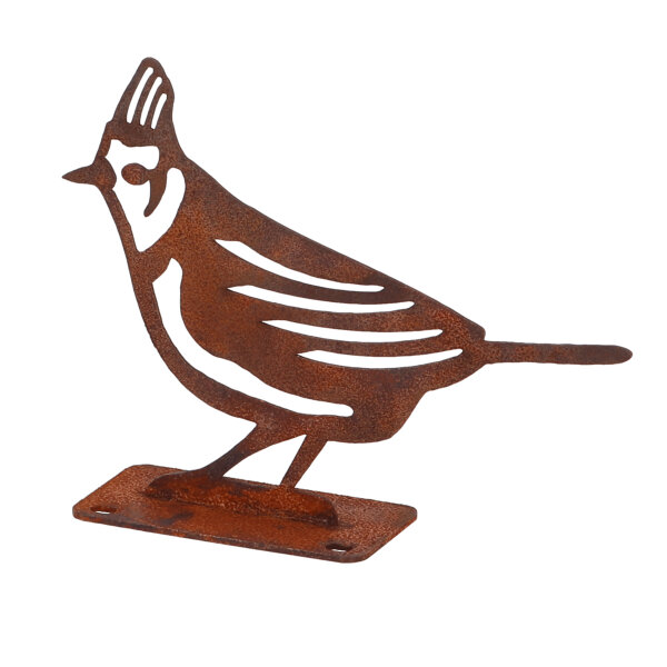 ESSCHERT DESIGN Deko - Figur Haubenmeise, rost