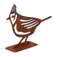 ESSCHERT DESIGN Deko - Figur Haubenmeise, rost