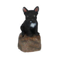 ESSCHERT DESIGN Deko - Figuren Begrüßungswelpen auf Stein mit Sound