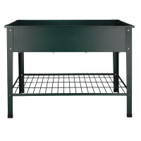 ESSCHERT DESIGN Hochbeet aus Metall mit Ablage, L