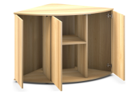 JUWEL Aquarium Unterschrank SBX Trigon 350, 123 x 87 x 80 cm, helles Holz