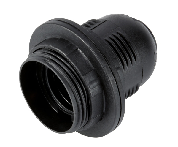 Lampenfassung E27 schwarz