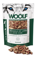 Hunde - Snack WOOLF Lamm & Kabeljau Dreiecke, 100 g