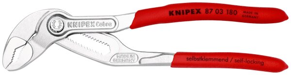 KNIPEX 87 03 180 Cobra® Wasserpumpenzange 180 mm