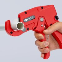 KNIPEX  Rohrschneider fuer Kunststoffrohre 185 mm