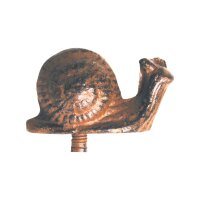 ESSCHERT DESIGN Spiral-Pflanzstäbe aus Gusseisen, braun, 125 cm