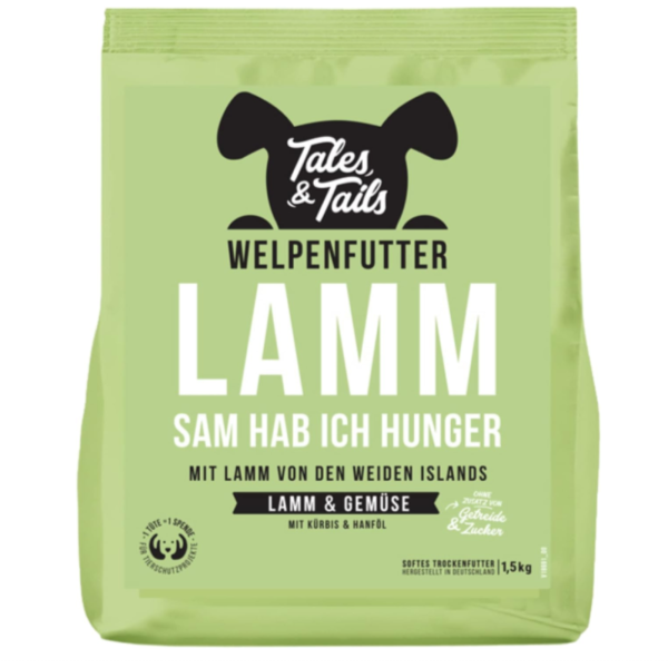 Hunde - Trockenfutter TALES & TAILS "LammSam hab ich Hunger", 1,5 kg