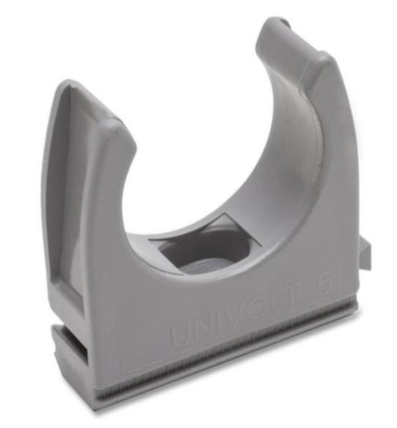 CL 40 Klemmschelle anreihbar grau