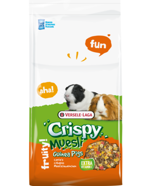 VERSELE-LAGA CRISPY Müsli - Guinea Pigs, Qualitätsmischung für Meerschweinchen