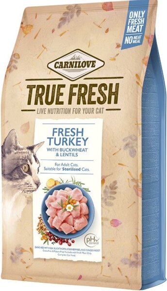 Katzen - Trockenfutter CARNILOVE Adult True Fresh Turkey