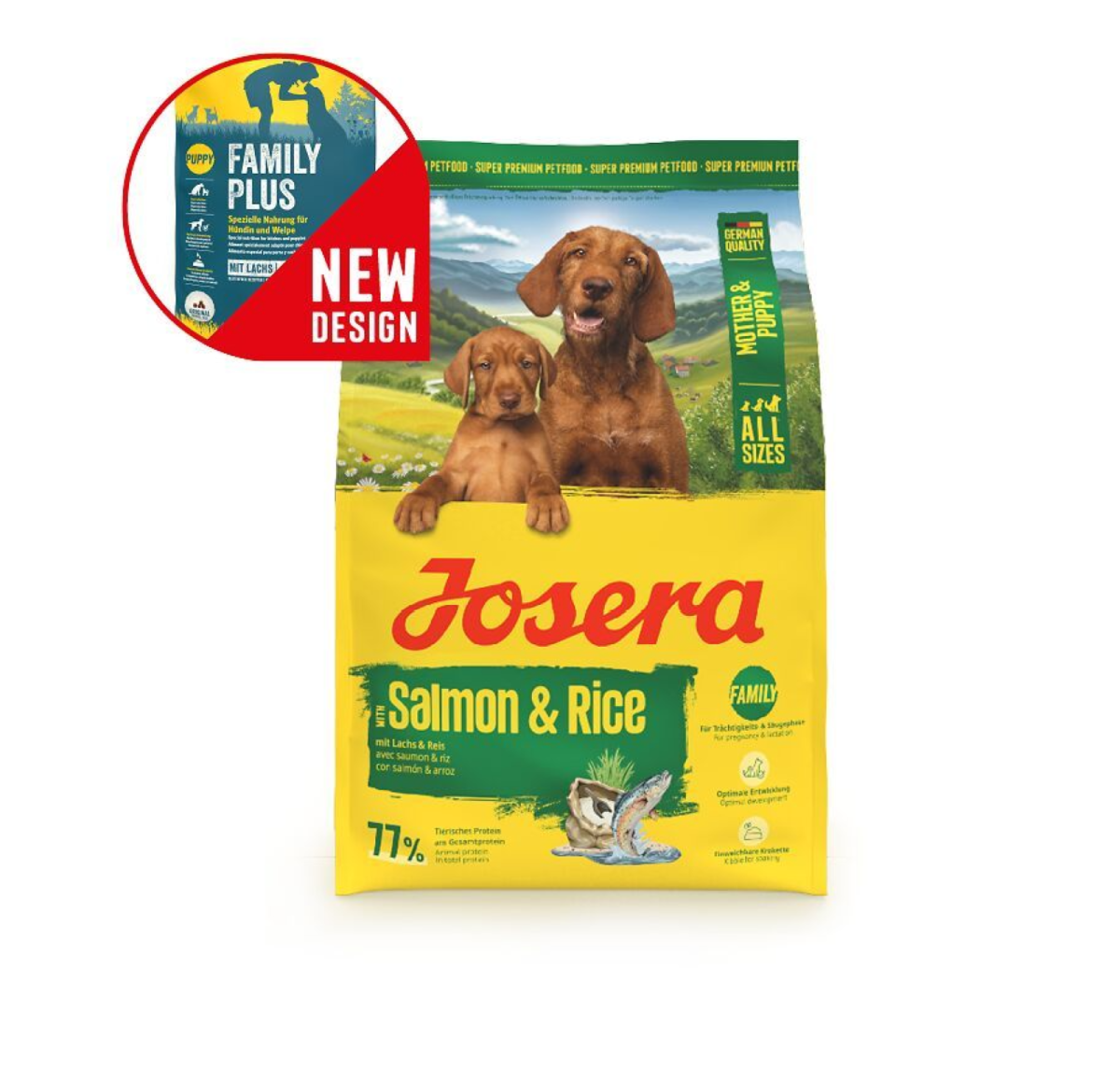 Fodder Josera Mother&Puppy Salmon Rice 3 Kg main image 0
