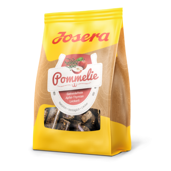 JOSERA Pommelie, Apfel-Thymian-Leckerli für Pferde, 900 g