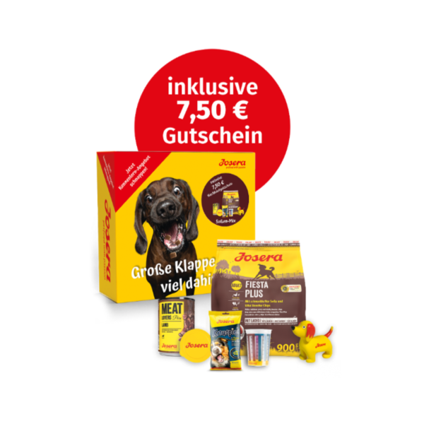 JOSERA Probierpaket für Hunde Soßenmix, 6-teilig + 7,50 € Spar-Gutschein für Folgekauf