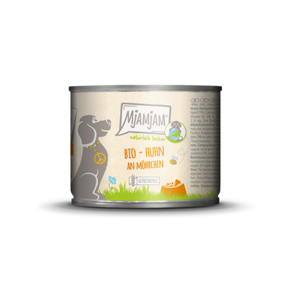 Hunde - Nassfutter MjAMjAM Adult BIO Huhn & Karotten