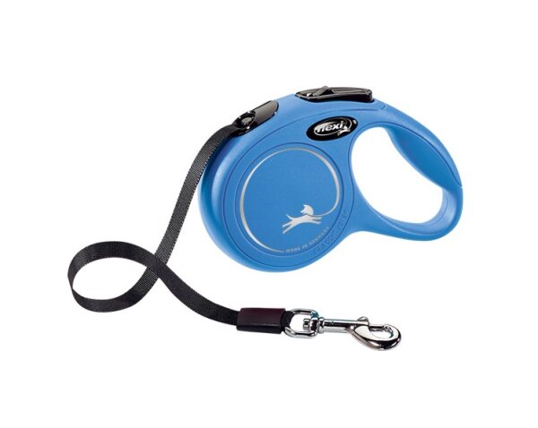 FLEXI New Classic Gurt, blau, XS, 3 m