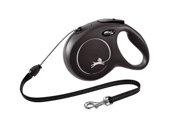 FLEXI New Classic, schwarz, M, 8 m