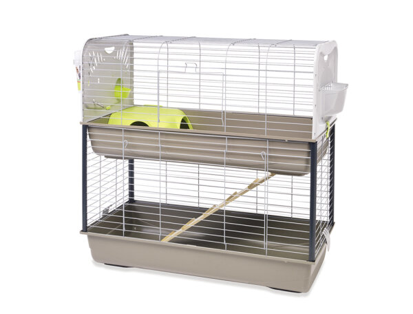 NOBBY  Nagerheim "Caesar 3 Double", grau, 100 x 50 x 97 cm